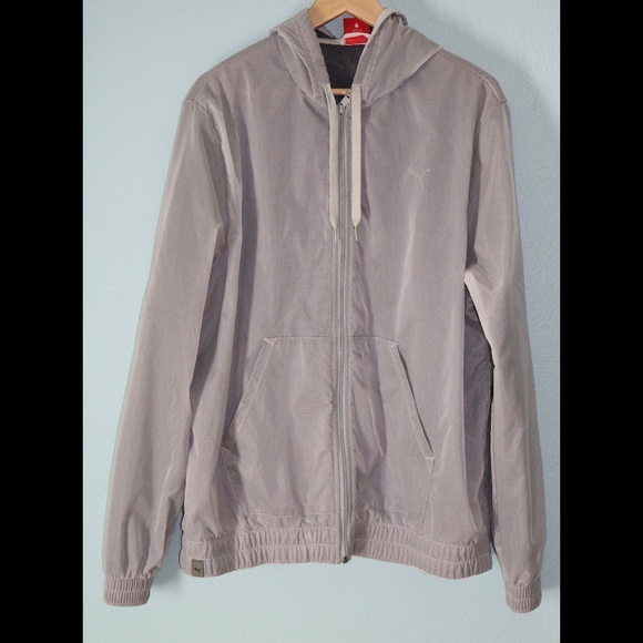 Puma Other - Puma Men's XL Sheer White Gray Windbreaker